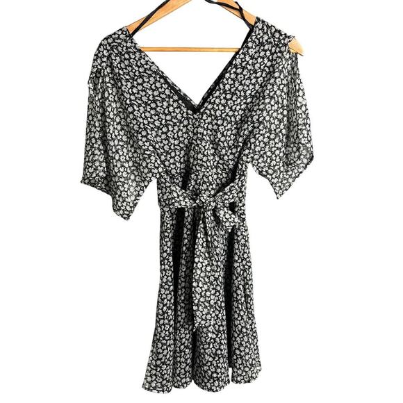 AllSaints Ivey Scatter Dress Grey Size 4 - Picture 8 of 11